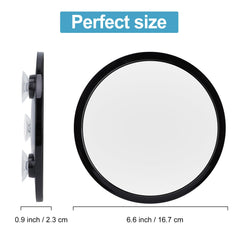 YoHumk glassless safety kids mirror reduces risk of shattering in the shower.