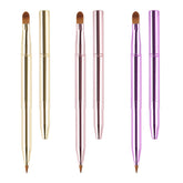 Yoizyfree retractable lip brush in a compact pack for precise lipstick application.
