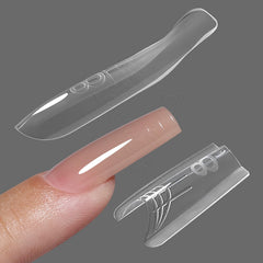 YOKE FELLOW Original sandwich nails dual-forms top-bottom for precise extensions.