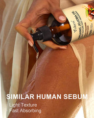 Golden jojoba oil with quick absorption for face and hair care.