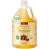 Yoken Jojoba Oil bottle pour for smooth skin and nourished hair.