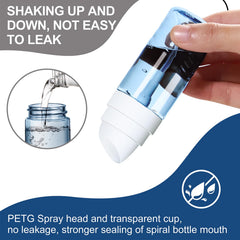 Compact portable design ideal for carry-on and on-the-go routines.