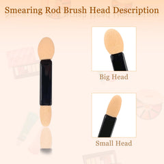 YOLCAR disposable eyeshadow tools promote hygiene through single-use design.