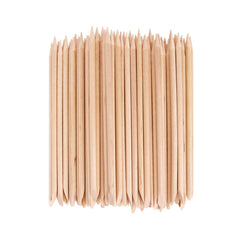 YOLCAR orange nail sticks pack 100pcs for versatile cuticle care and nail cleaning.