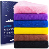 Esponja africana de red exfoliante de yomzu para exfoliar suavemente la piel.