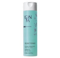Yon-Ka Gel Cleanser bottle pour shows gentle foam for daily cleansing.
