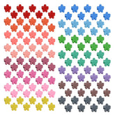 Yongdeli mini flower clip rainbow bloom secures bangs for daily wear