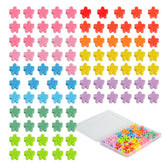 Yongdeli mini flower hair clip in pastel colors with secure grip.