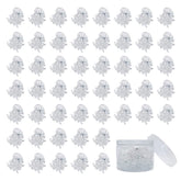Yongdeli mini hair claw clip in transparent white securing bangs