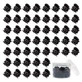 Yongdeli mini hair claw clips in black pack for everyday styling and quick fixes.