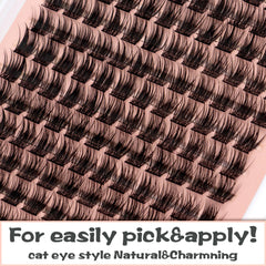 YOONOYA lightweight lash clusters ideal for reuse and daily wear