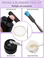 YOOVR dual ended spatula for easy gel scooping and clean application