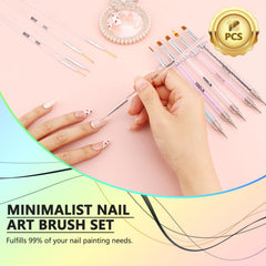 YOOVR precision sizing liners for micro-details and even French tips.