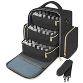 YOREPEK nail polish organizer shows 72 bottle capacity for easy storage