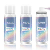 Yosca Spray de purpurina destello plateado en piel para fiesta