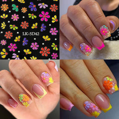 YOSOMMK daisy and heart designs offer versatile nail art options.