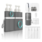 YOTIME 4-in-1 travel dispenser kit: versatile bottles for organized toiletries.