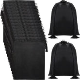 Youeon silk satin wig bag with drawstring tassel for secure on-the-go storage