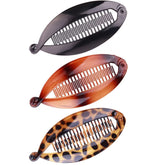 Youme clip banana doble, fijación duradera para cabello grueso.