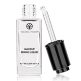 Young Vision makeup mixing liquid bottle pour for precise control and even coverage.