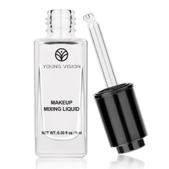 Young Vision makeup mixing liquid bottle pour for precise control and even coverage.