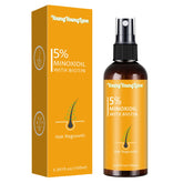 YOUNGYOUNGLOVE Minoxidil Biotín, botella para aplicación rápida en el cuero cabelludo.