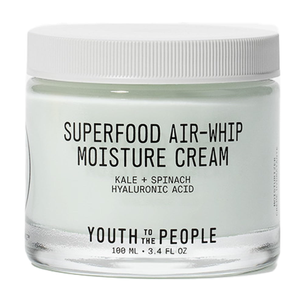 Youth To The People bottle front for lightweight hydration.