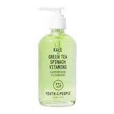 Youth To The People cleanser bottle highlighting kale and green tea for a gentle daily cleanse