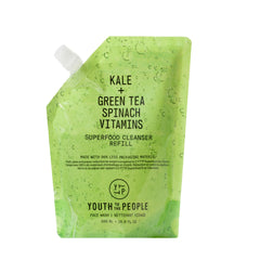 Youth To The People superfood cleanser refill bottle front view for easy restocking.