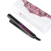 Youuish Mini Hair Straightener plate closeup highlighting slim 0.7-inch plates for precise styling.