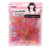 Youxuan kids elastics in assorted colors provide gentle hold for daily styling.
