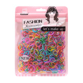 YOUXUAN Kids elastics colorful pack shot, vibrant colors for playful hairstyles.