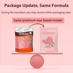 Yovanpur Brazilian waxing beads rose pink for gentle removal.