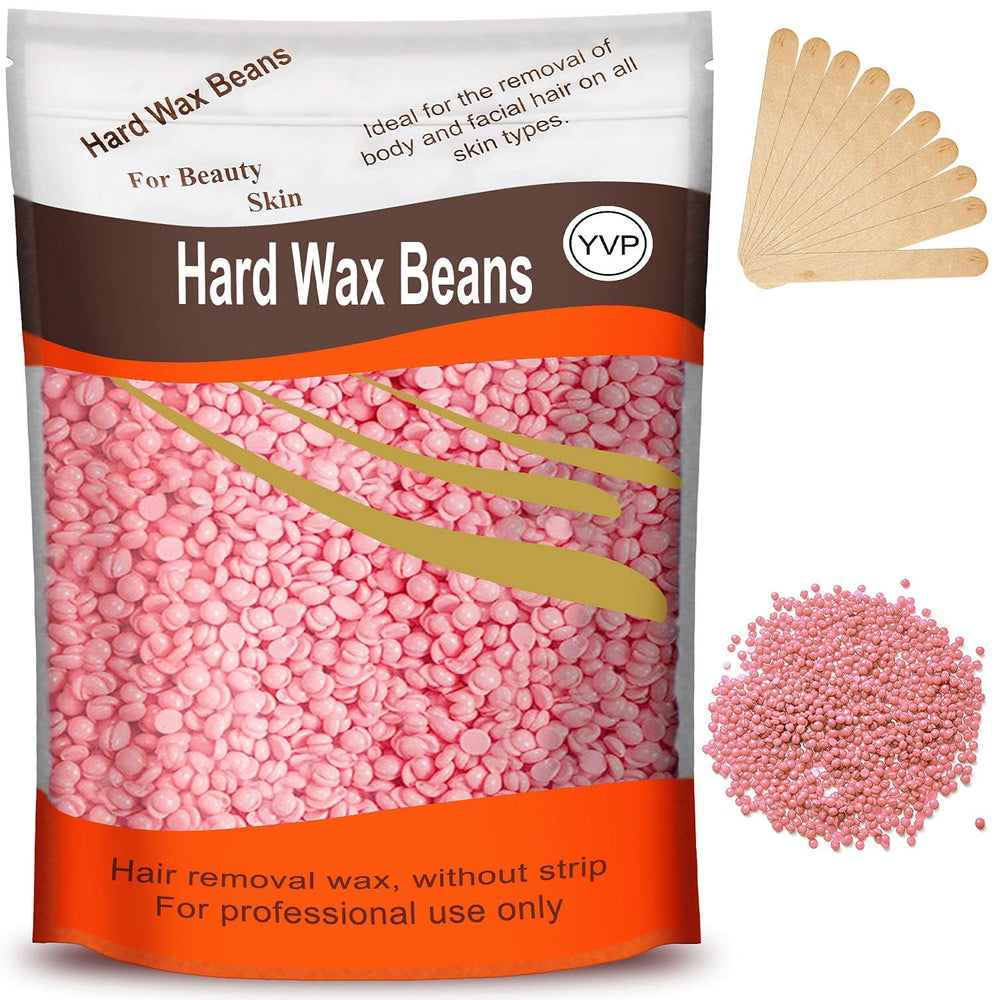 Yovanpur rose pink hard wax beads for smooth bikini lines.