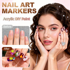 YQQKRCB nail art pens demonstrate quick-drying ink for efficient manicures.