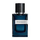 YSL Y Intense bottle front, bold long-lasting fragrance presence.