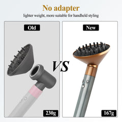 YTCHYYSK Airwrap conversion nozzle enables instant turning of wand into a dryer.