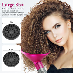 YTCHYYSK diffuser attachment with rose finish enhances curl definition