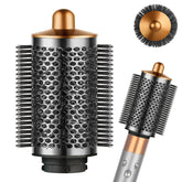 YTCHYYSK large round volumizing brush with nickel and copper finish lifts roots during drying.