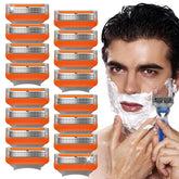 Ytsoghd 16-blade refills for Fusion 5 in orange, new version.