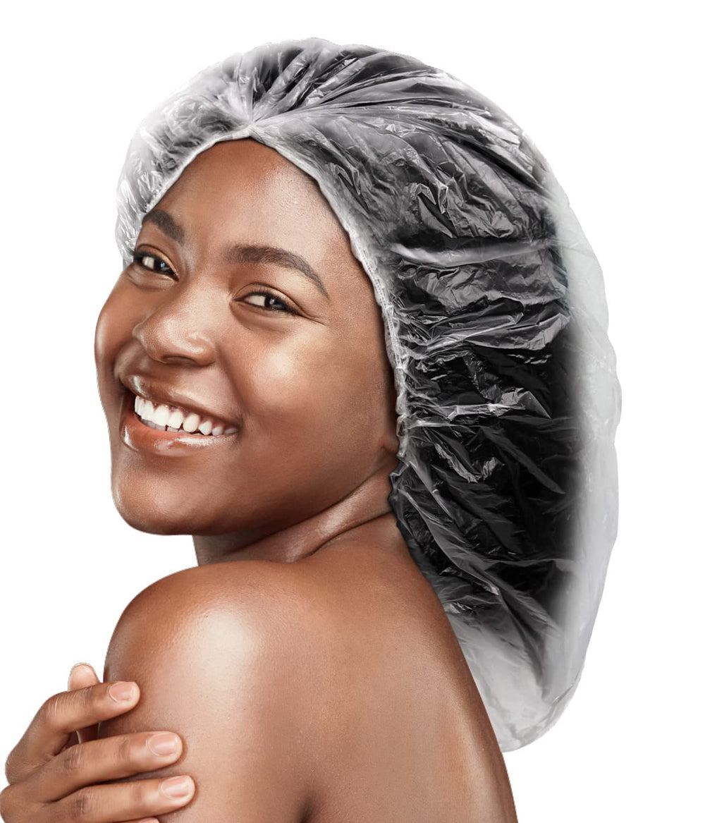 Yuest 10Pcs XL shower cap covers long braids for protection during washing