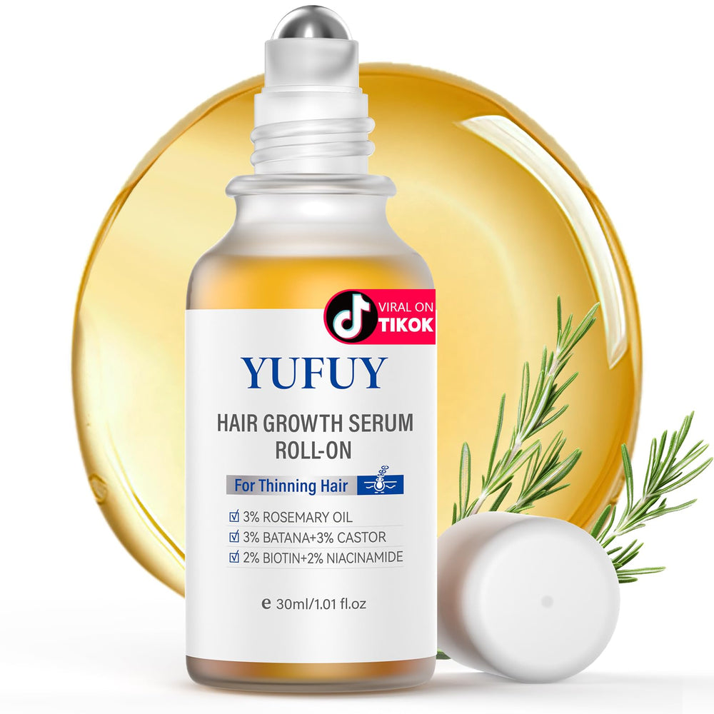 YUFUY suero crecimiento cabello rodillo 30ml para uso diario