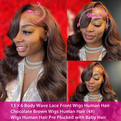 Yumkot pre-plucked natural hairline lace front wig for effortless styling