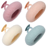 Esponja YUMMIS con diseño girasol para ducha, suave y eficiente.