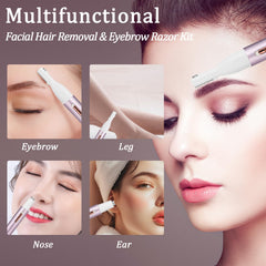 Yunmiss dual-edge blades deliver precise trimming for nose, ears, and eyebrows.