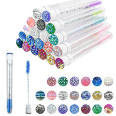 Yuntop disposable lash wand with a diamond cap adding sparkle while grooming lashes