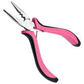 YUXIANG pink hair extension plier for precise micro link applications.