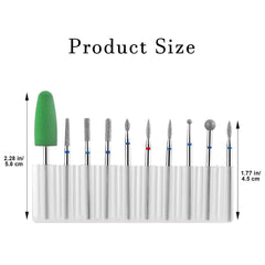 YUXIANLB cuticle removal bits in Russian style for efficient upkeep.