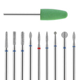 YUXIANLB nail drill bits set with diamond types for precise manicure results.