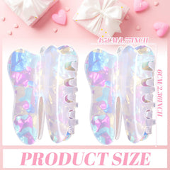 Yuxung tooth-claw clip with non-slip grip for hair.